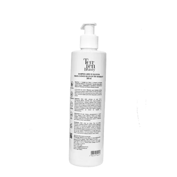 Shampoo Color Care 300 ml — Parte trasera