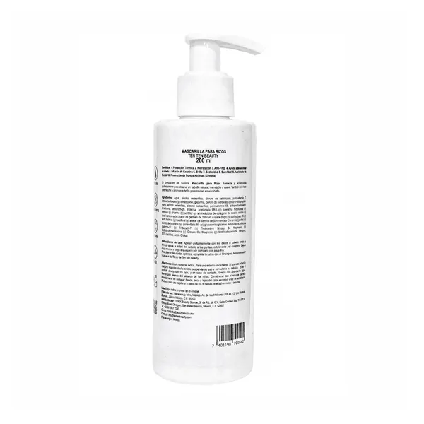 Mascarilla Curls 200 ml — Parte trasera